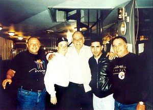 "Ralphie Head" Abruzzi, George Borgesi, the late Frank Gambino, Merlino and Ligambi. Courtesy Philadelphia City Paper.