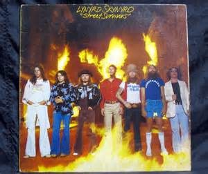 Lynyrd Skynyrd's 1977 album. Notice the Neil Young image on Ronnie Van Zant's t-shirt.