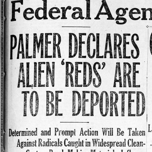 Palmer Raids Definition & Image