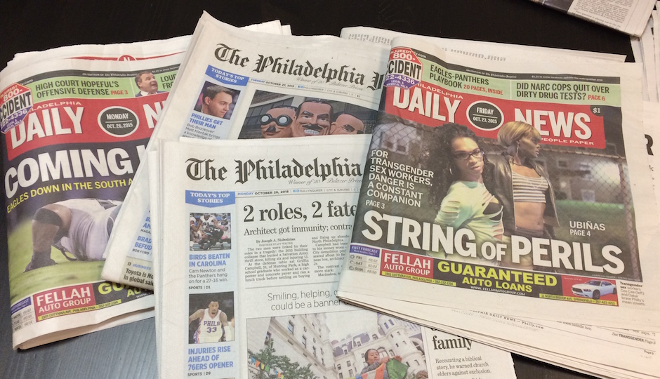 Philadelphia newspapers.